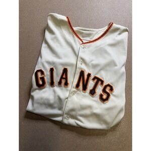 Majestic San Francisco Giants Baseball Jersey  55 World Series Patch Men Size 50